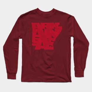 Arkansas Text Long Sleeve T-Shirt